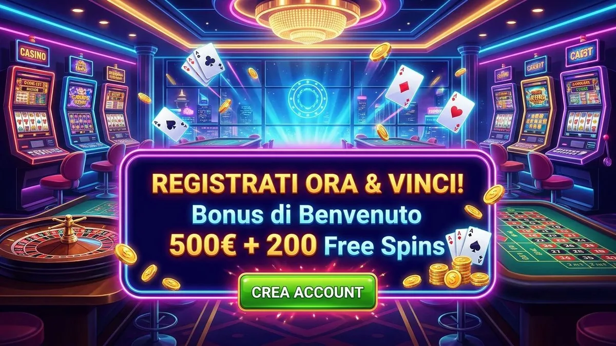 Registrazione con bonus